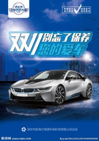 引擎养护 双十一  活动海报
