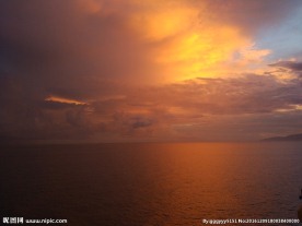 海上黄昏