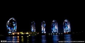 海上夜景