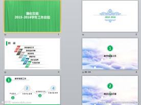 ppt 模板 工作总结