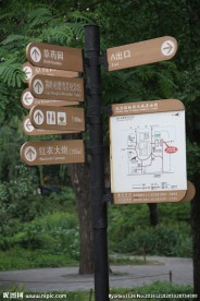 景区指示牌