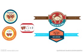 蟹先生不干胶标签