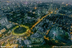 南京鼓楼区夜景