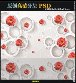 红色牡丹