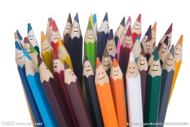 漂亮的彩色铅笔高清图片