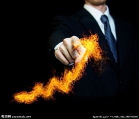 商务人士与箭头高清图片