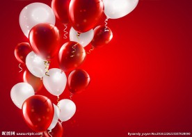 美丽的彩色气球高清图片