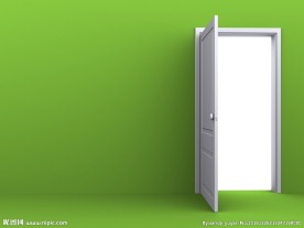 打开的门创意高清图片