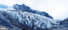 玉龙雪山冰川