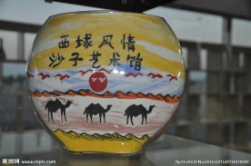沙画沙瓶