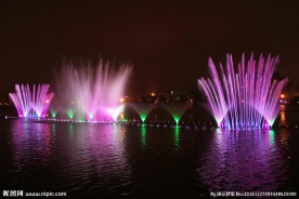 绚丽喷泉