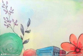 手绘花朵
