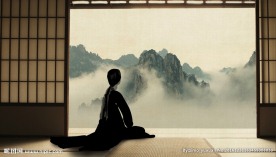 工笔画 庭前