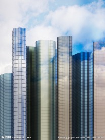 城市高楼大厦俯拍高清图片