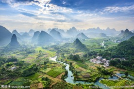 壮丽山河美景高清摄影图片