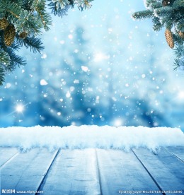 冬天雪景高清图片