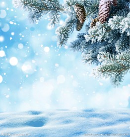 冬天雪景高清图片