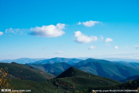 天空大山景色