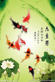 九鱼图