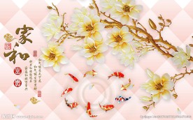 彩雕背景墙 客厅电视背景墙