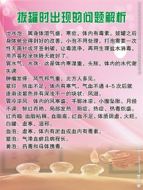 拔罐时出现的问题解析
