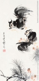 两只松鼠