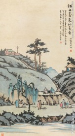 江上春来似画图