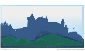 城堡装饰画