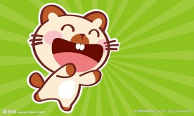 卡通花猫