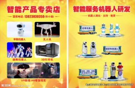高科技机器人海报