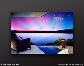 地产广告湖景房