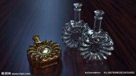 个性酒瓶3D模型