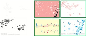 背景墙  梅花  花纹