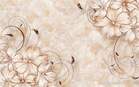 欧式 花纹背景墙