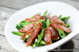 青椒炒腊肠