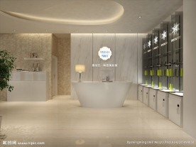 美容院前台模型