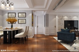 美式客餐厅过道