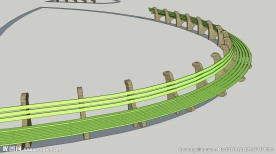 艺术景观座椅SU模型