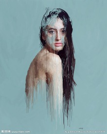 长发美女