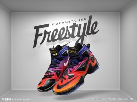 NIKE休闲运动鞋宣传广告