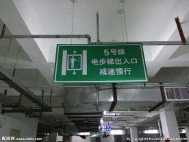 停车场电梯楼号导向牌