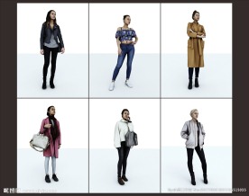 22个女性形象3D模型