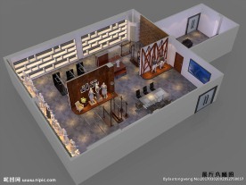 货架展厅3D模型