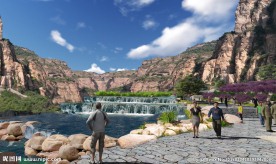 滨水景观设计效果图