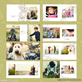 欧美简约风摄影模板（17个）