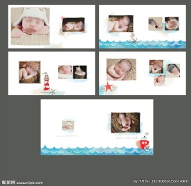 梦幻海洋水彩相册（11个）