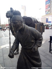 送茶驼队 丝绸之路 铜制雕塑