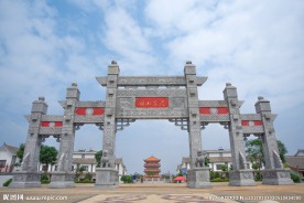 中式仿古门楼