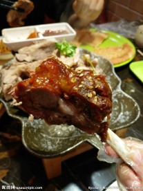 烤羊腿