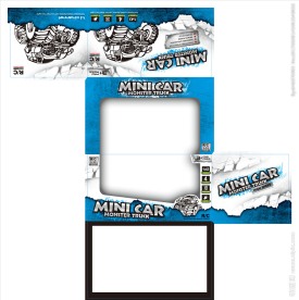 越野玩具车包装